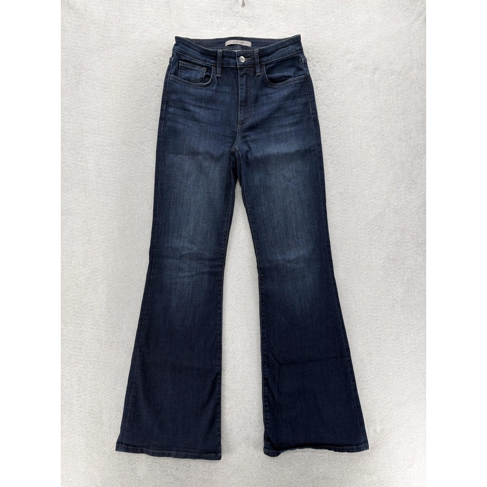 Joe's Jeans The Molly High Rise Flare Jeans Womens 26 Blue Dark Wash Mid Rise